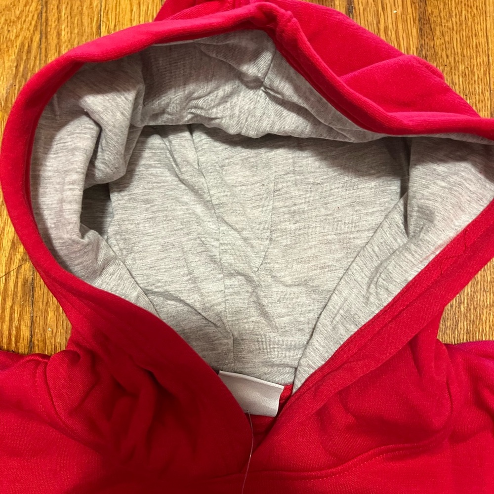 Champion Red Pullover Fleece Hoodie NWT - Picture 5 of 6